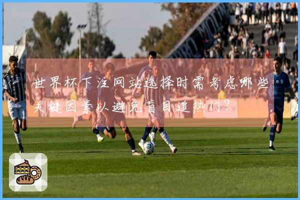 世界杯下注网站选择时需考虑哪些关键因素以避免盲目追热门？